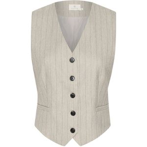Kaffe, Dames, Jassen, Beige, Maat: L Leer,