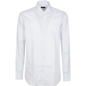 Barba Napoli, Heren, Overhemden, Wit, Maat: 3XL Katoen,