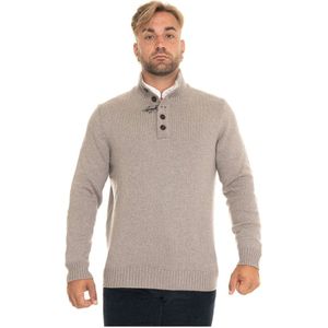 Fay, Heren, Truien, Beige, Maat: L Wol,