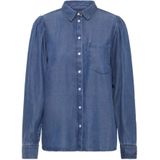 Ichi, Dames, Blouses & Shirts, Blauw, Maat: XS