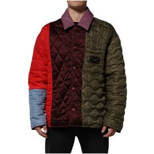 Dolce & Gabbana, Heren, Jassen, Veelkleurig, Maat: M Nylon,