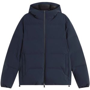 Herno, Heren, Jassen, Blauw, Maat: M Polyamide,