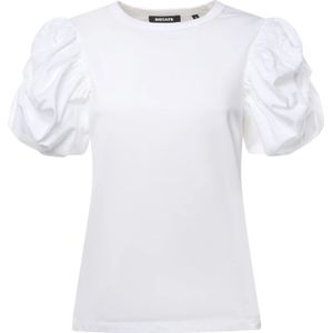 Rotate Birger Christensen, Dames, Tops, Wit, Maat: S Katoen,