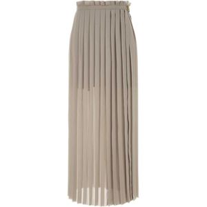 Ami Paris, Dames, Rokken, Beige, Maat: XS Poliester,