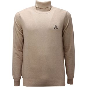 Aquascutum, Heren, Truien, Beige, Maat: XL Wol,