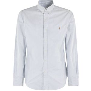 Polo Ralph Lauren, Heren, Overhemden, Wit, Maat: 2XL Katoen,