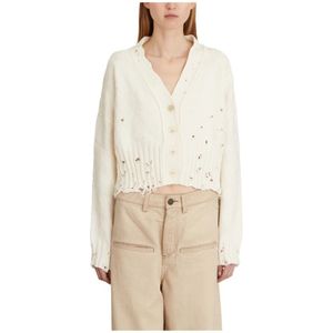 Marni, Dames, Truien, Beige, Maat: S