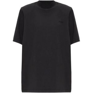 The Attico, Dames, Tops, Grijs, Maat: 3XS Katoen,