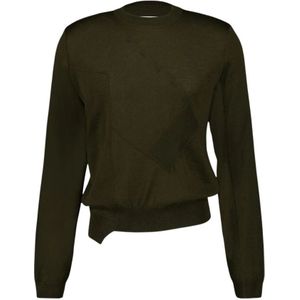 MM6 Maison Margiela, Heren, Truien, Groen, Maat: M Wol,
