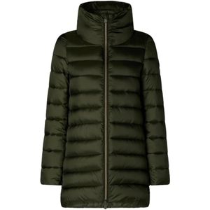 Save The Duck, Dames, Mantels, Groen, Maat: XL Poliester,
