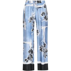 Ermanno Scervino, Dames, Broeken, Veelkleurig, Maat: M Zijde,