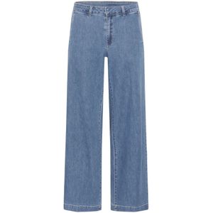 My Essential Wardrobe - Jeans - Blauw - Dames - Wijde Pasvorm