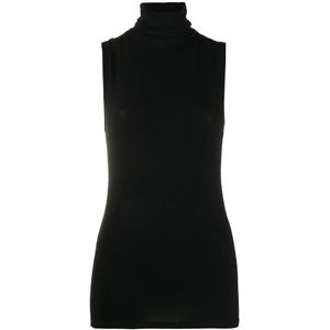 Majestic Filatures, Dames, Tops, Zwart, Maat: S Jersey,