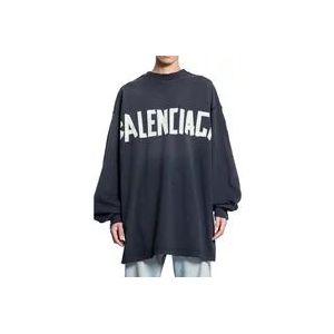 Balenciaga T-Hemden , Black , Heren , Maat: L