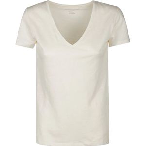 Majestic Filatures, Dames, Tops, Beige, Maat: M Linnen,