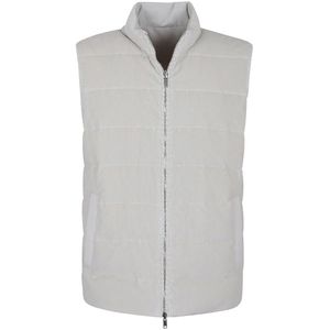 Eleventy, Heren, Jassen, Beige, Maat: L Wol,