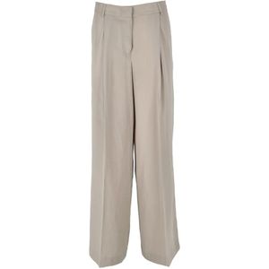 Kaos, Dames, Broeken, Beige, Maat: L