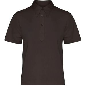 Maison Margiela, Dames, Tops, Bruin, Maat: L