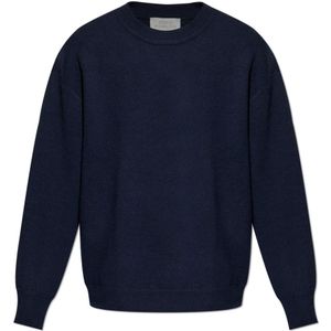 Studio Nicholson, Heren, Truien, Blauw, Maat: XS Wol,