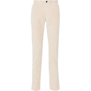 Incotex, Heren, Broeken, Beige, Maat: W34 Corduroy,