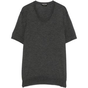 Tom Ford, Heren, Truien, Grijs, Maat: L