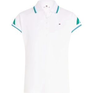 Tommy Hilfiger, Dames, Tops, Wit, Maat: XS Piqué,