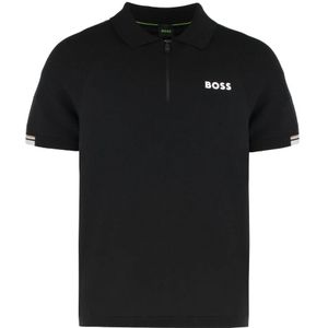 Hugo, Heren, Tops, Zwart, Maat: M Katoen,