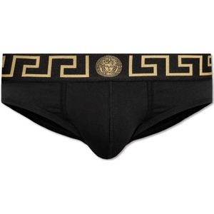 Versace, Heren, Ondergoed, Zwart, Maat: 2XL Katoen,