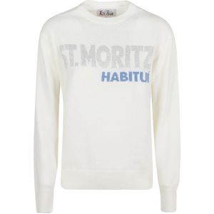 MC2 Saint Barth, Dames, Truien, Beige, Maat: S