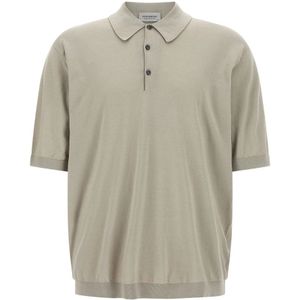 John Smedley, Heren, Truien, Grijs, Maat: 2XL Katoen,