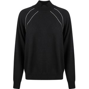 Peserico, Dames, Truien, Zwart, Maat: L