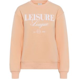Kaffe, Dames, Sweatshirts & Hoodies, Oranje, Maat: M Katoen,