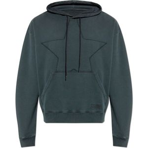 MM6 Maison Margiela, Heren, Sweatshirts & Hoodies, Grijs, Maat: L Katoen,