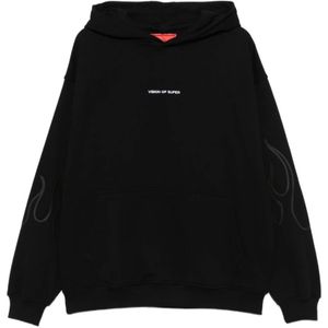 Vision OF Super, Heren, Sweatshirts & Hoodies, Zwart, Maat: XS