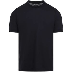 Giorgio Armani, Heren, Tops, Blauw, Maat: 2XL Jersey,