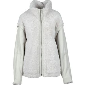 Iro, Dames, Jassen, Grijs, Maat: L Leer,