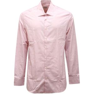 Etro, Heren, Overhemden, Roze, Maat: 3XL Katoen,