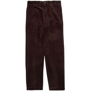 Sebago, Heren, Broeken, Bruin, Maat: S Corduroy,