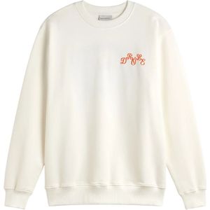 Drole de Monsieur, Heren, Sweatshirts & Hoodies, Wit, Maat: XL Katoen,