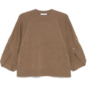 Max Mara, Dames, Truien, Bruin, Maat: L