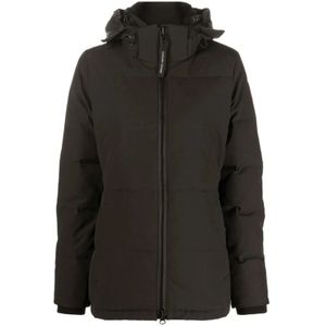 Canada Goose, Dames, Jassen, Zwart, Maat: S Katoen,