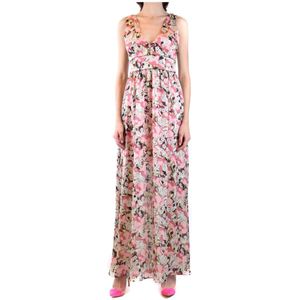 Pinko, Dames, Jurken, Roze, Maat: 2XS Poliester,