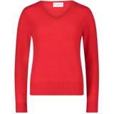Betty Barclay - Kasjmier Trui - Rood - V-hals