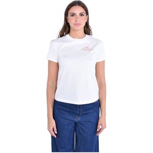 MC2 Saint Barth, Dames, Tops, Wit, Maat: S Katoen,