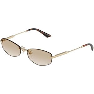 Jimmy Choo - Rimless Oval - Zonnebril - Geel - 57 mm Polyamide