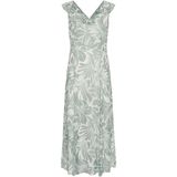 Kaffe - KAElsa - Jurk - Jade Groen / Wit - Mouwloos - Bloemenprint