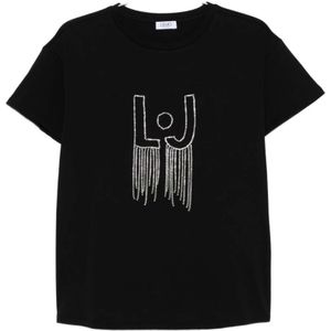 Liu Jo, Dames, Tops, Zwart, Maat: XS