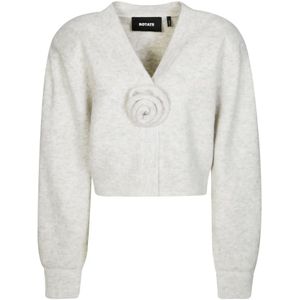 Rotate Birger Christensen, Dames, Truien, Wit, Maat: XS