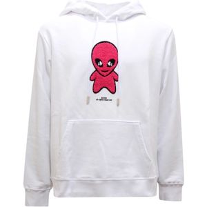 Gcds, Heren, Sweatshirts & Hoodies, Wit, Maat: M