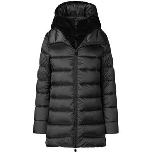 Save The Duck, Dames, Mantels, Zwart, Maat: XL Nylon,